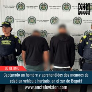 Capturado un hombre y aprehendidos dos menores de edad.