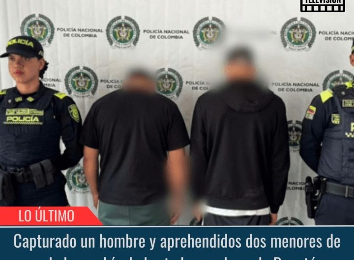 Capturado un hombre y aprehendidos dos menores de edad.