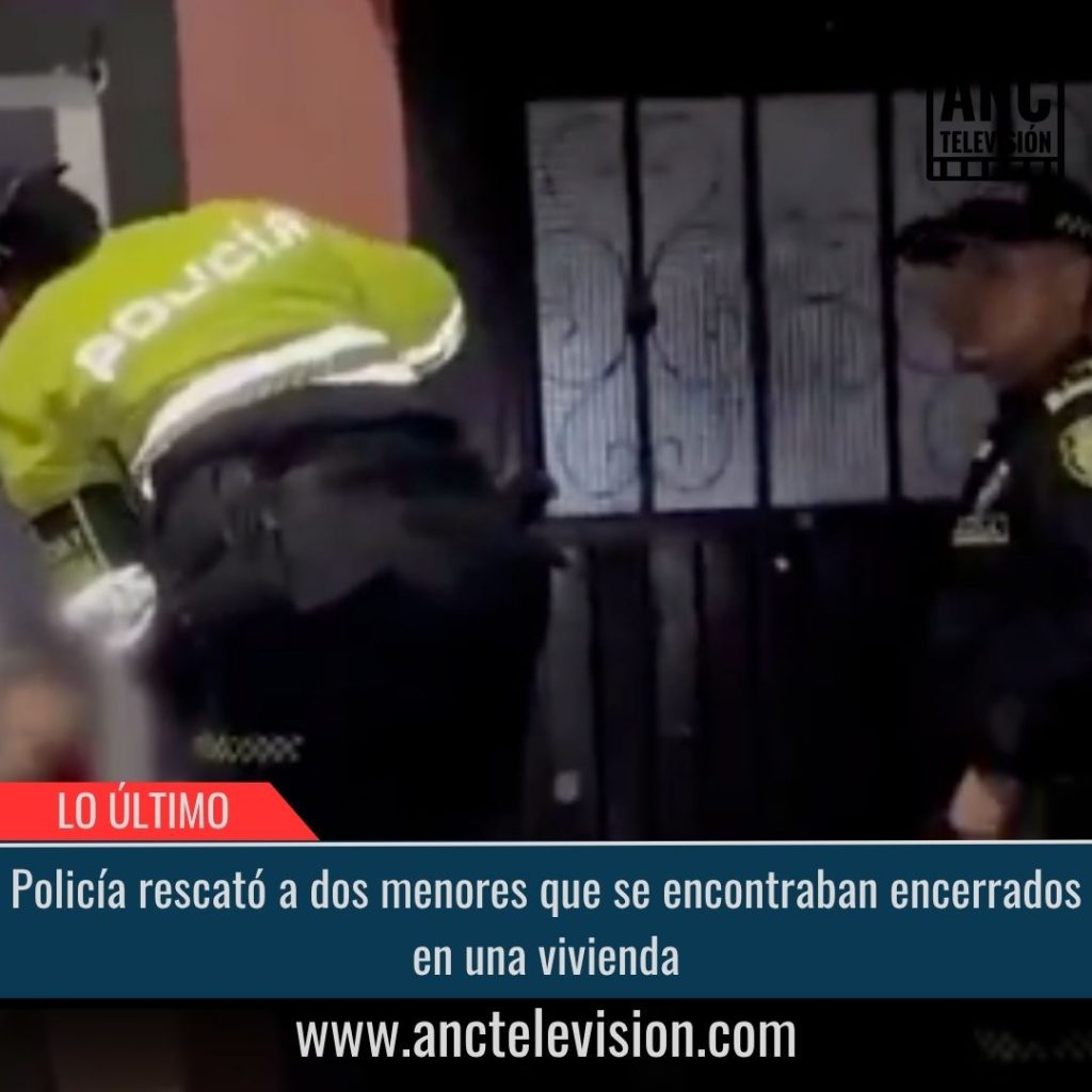 Policía rescató a dos menores.