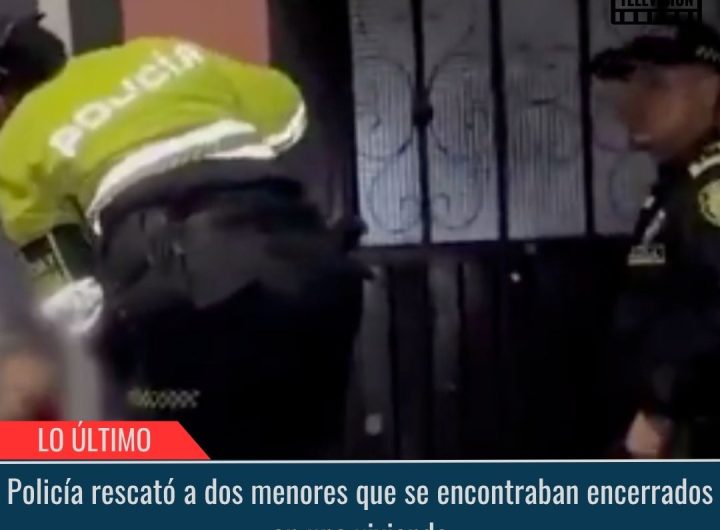 Policía rescató a dos menores.