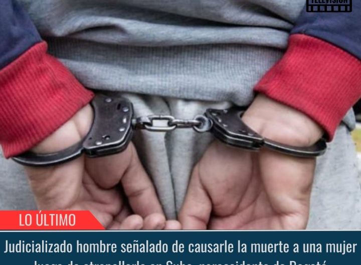 Hombre señalado de causarle la muerte a una mujer.