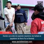 Hombre con orden de expulsión migratoria.