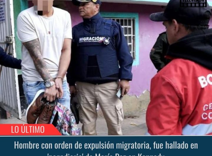Hombre con orden de expulsión migratoria.