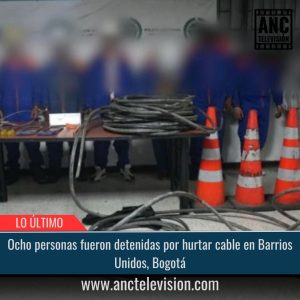 Ocho personas fueron detenidas.