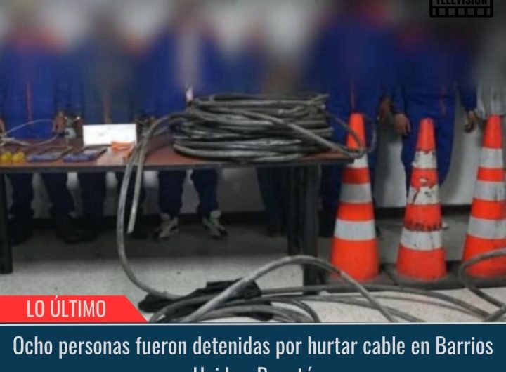 Ocho personas fueron detenidas.