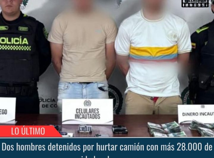 Detenidos por hurtar camión con más 28.000 de unidades de cerveza.