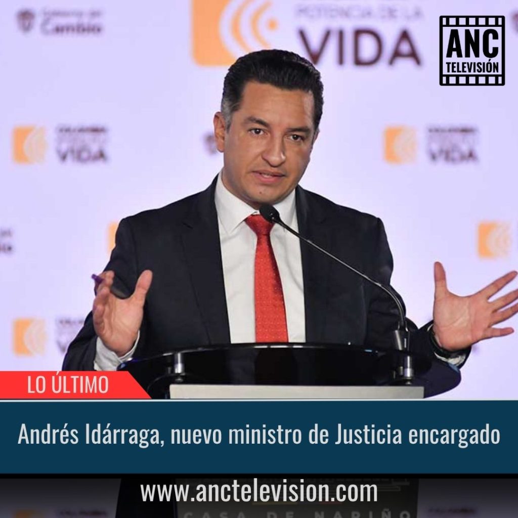 El presidente Gustavo Petro designó a Andrés Idárraga Franco como ministro de Justicia encargado.