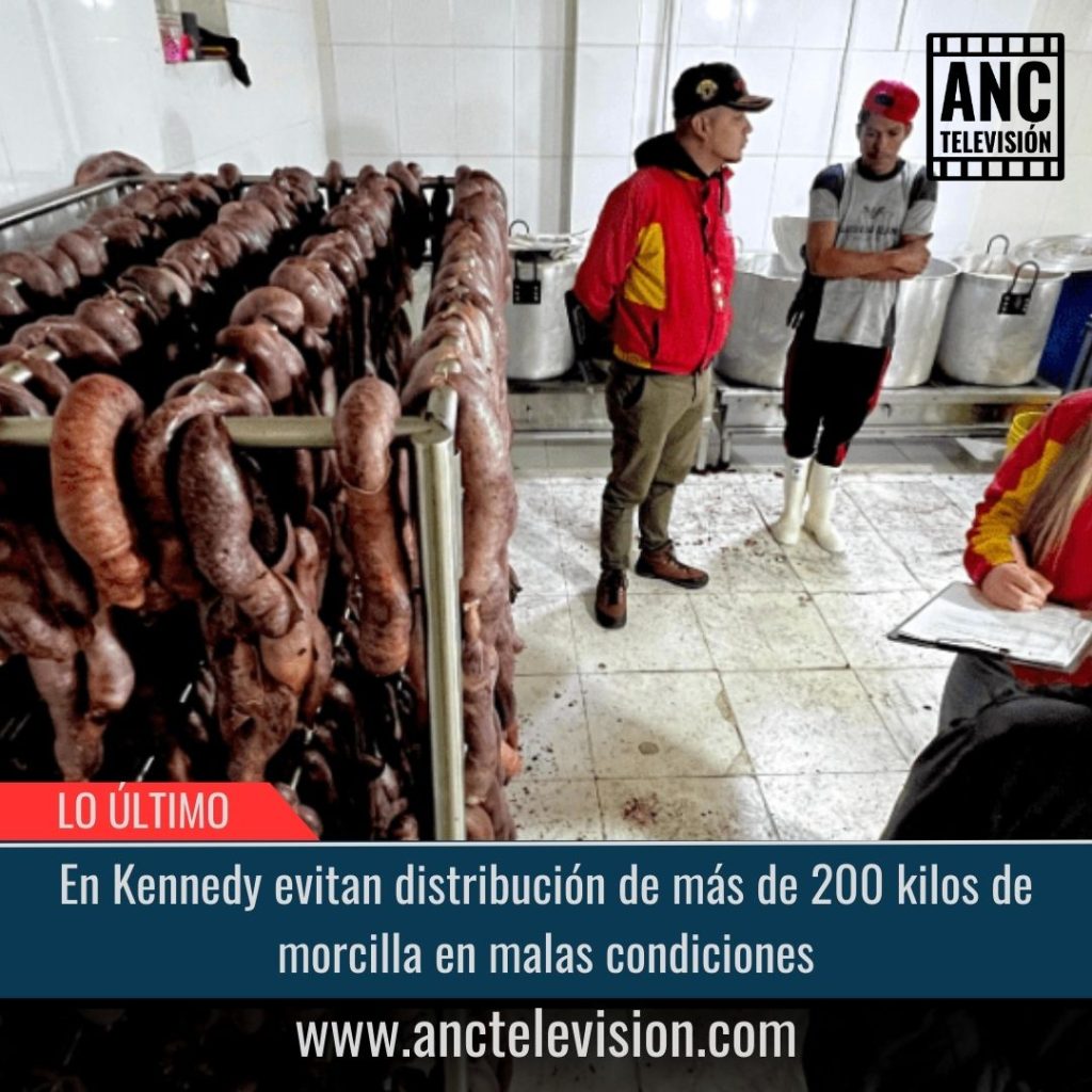200 kilos de morcilla en malas condiciones.
