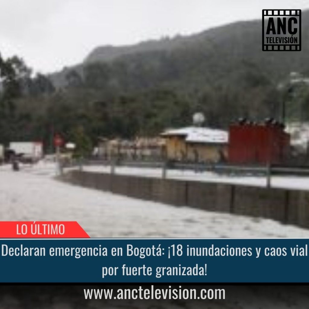 Declaran emergencia en Bogotá.