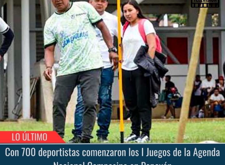 Juegos de la Agenda Nacional Campesina en Popayán.