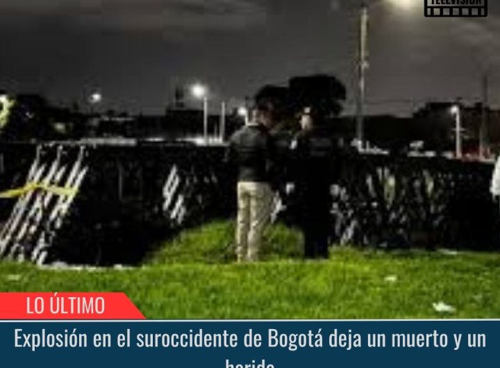 Explosión en el suroccidente de Bogotá.