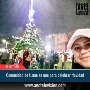 Comunidad de Usme se une para celebrar Navidad.