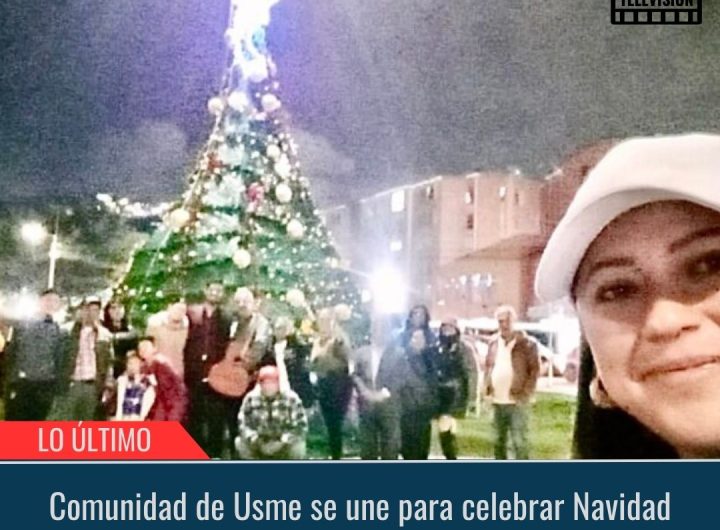 Comunidad de Usme se une para celebrar Navidad.