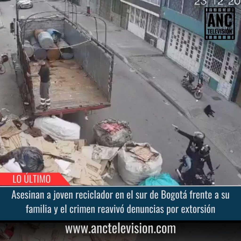 Asesinan a joven reciclador.