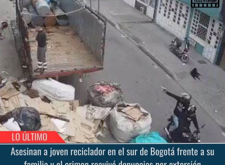 Asesinan a joven reciclador.