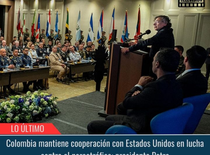Colombia mantiene cooperación con Estados Unidos en lucha contra el narcotráfico.
