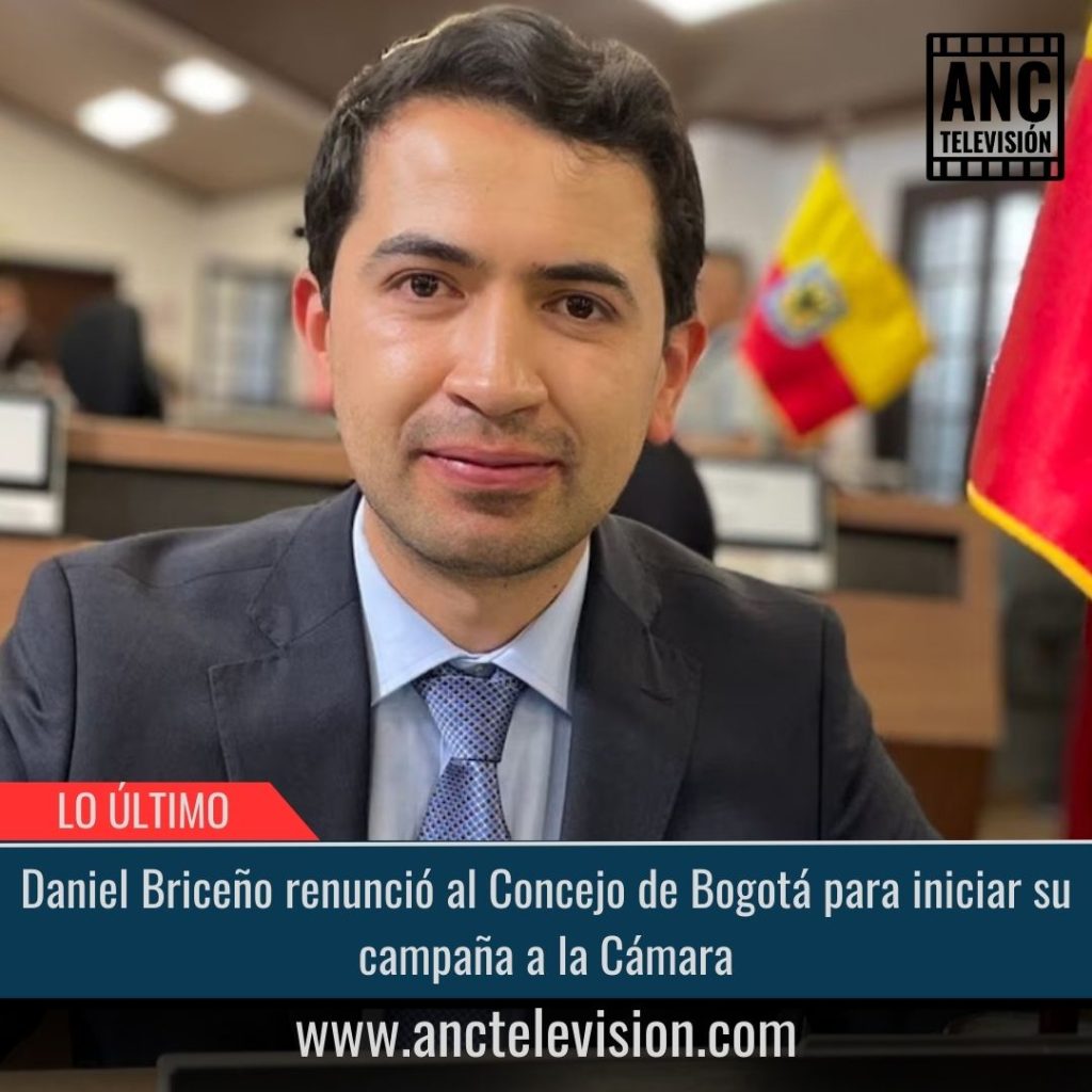 Daniel Briceño renunció al Concejo de Bogotá.