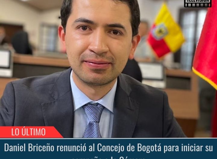 Daniel Briceño renunció al Concejo de Bogotá.
