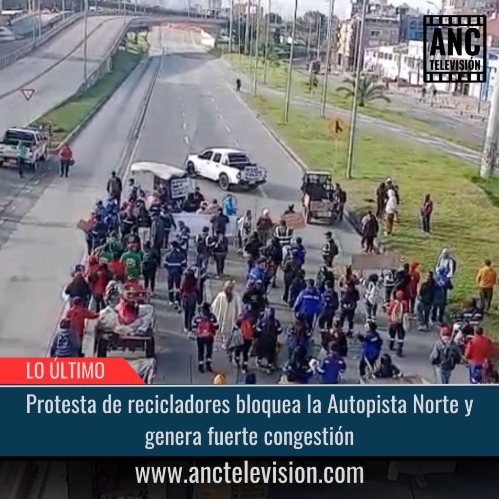 Protesta de recicladores.