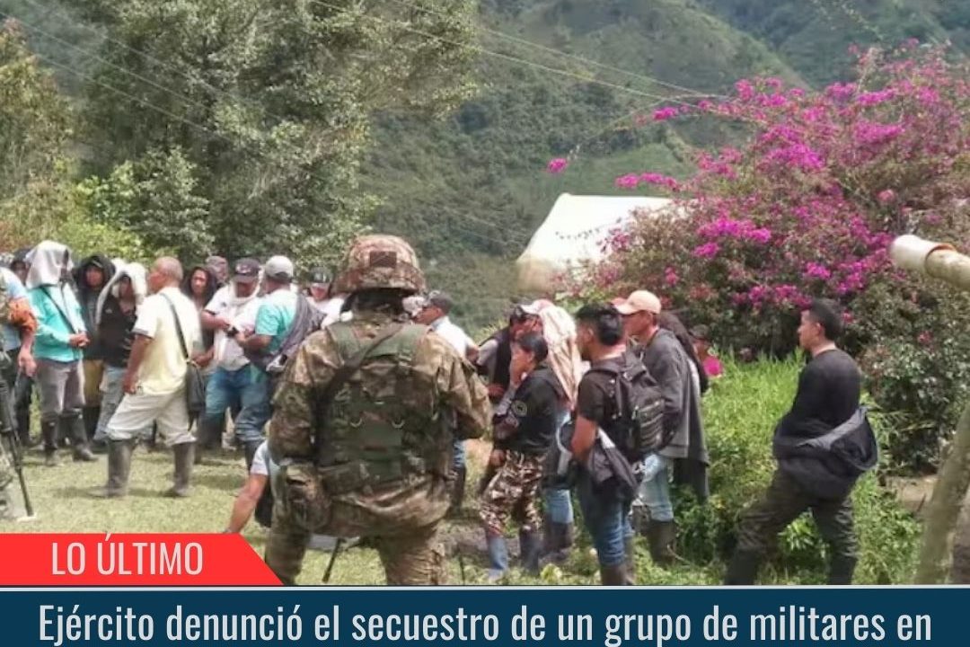 Secuestro de un grupo de militares en Carmen de Atrato.
