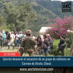 Secuestro de un grupo de militares en Carmen de Atrato.