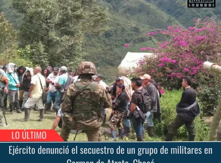 Secuestro de un grupo de militares en Carmen de Atrato.