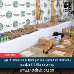 Incautan 970 kilos de pólvora.