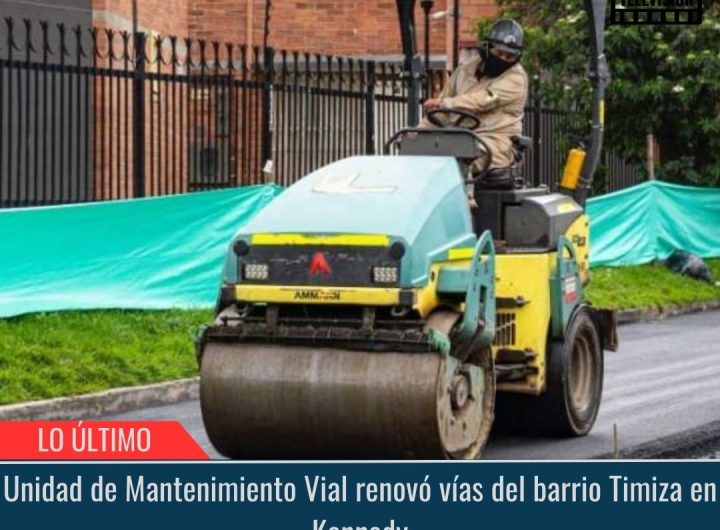 Mantenimiento Vial renovó vías del barrio Timiza.