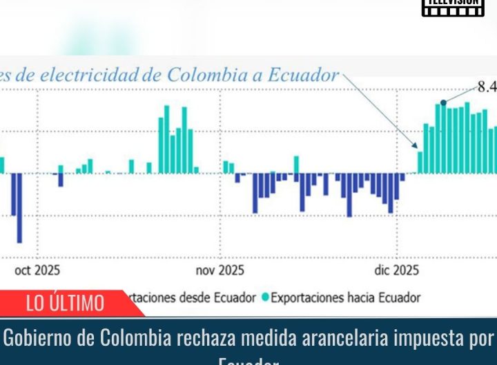 Gobierno de Colombia rechaza medida arancelaria impuesta por Ecuador.