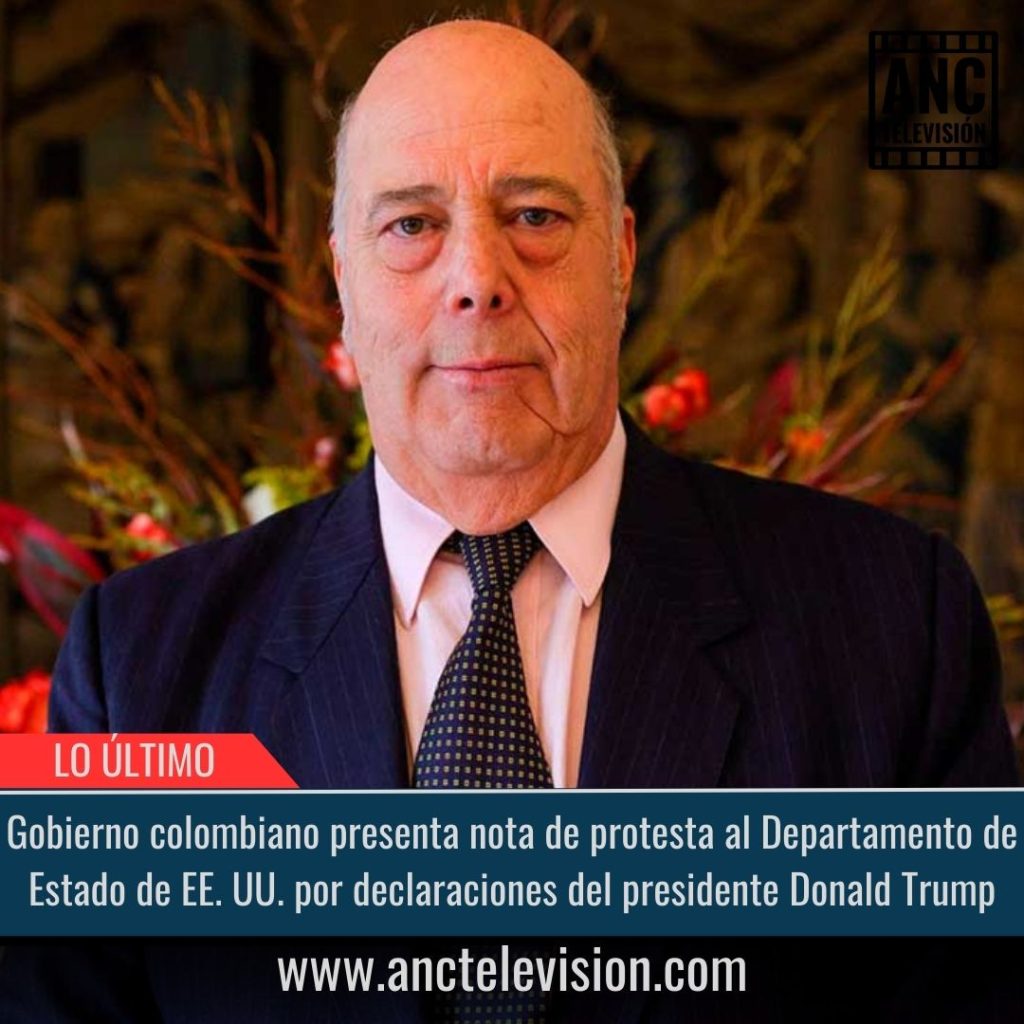 Gobierno colombiano presenta nota de protesta.