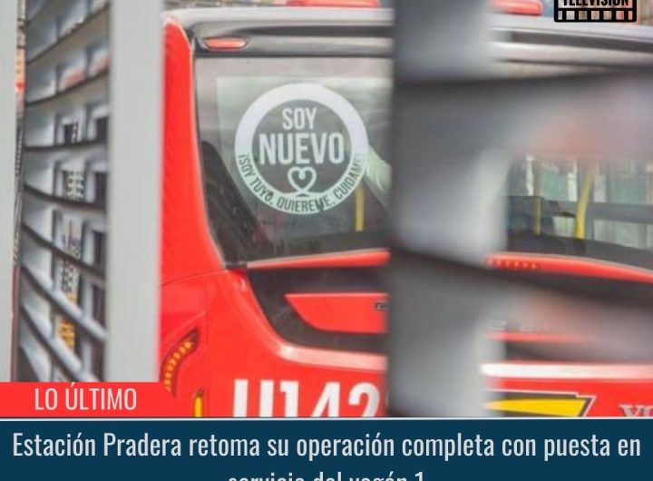 Estación Pradera retoma su operación completa con puesta en servicio del vagón 1.