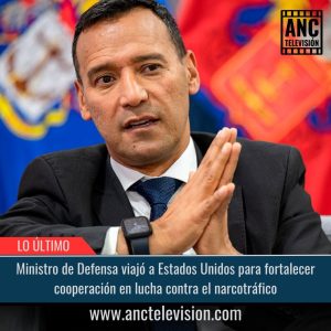 Ministro de Defensa viajó a Estados Unidos.