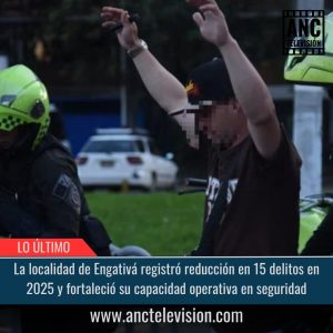 Reducción en 15 delitos en 2025.