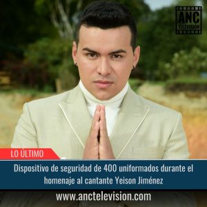 Homenaje al cantante Yeison Jiménez.