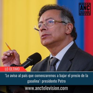 Comenzaremos a bajar el precio de la gasolina.