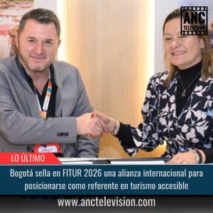 Bogotá sella en FITUR 2026 una alianza internacional.