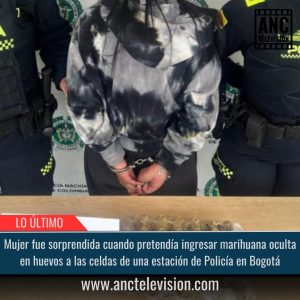 Pretendía ingresar marihuana oculta en huevos.