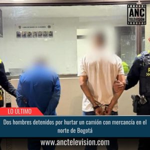Dos hombres detenidos por hurtar un camión.