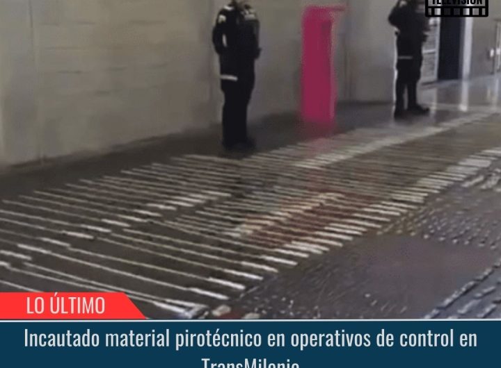 Incautado material pirotécnico.