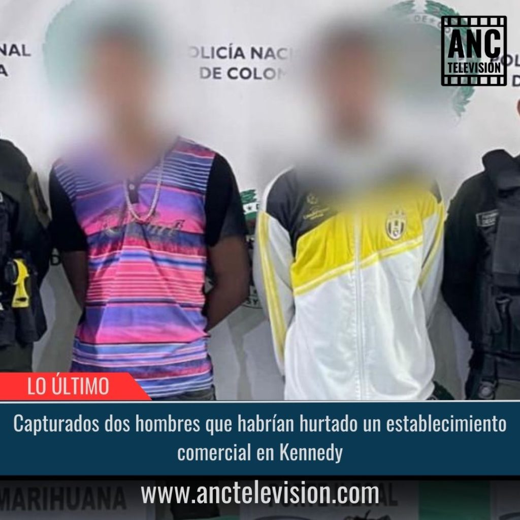 Capturados dos hombres.